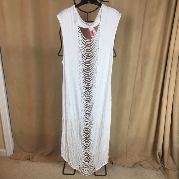 NWT Sleeveless Hi-Lo Dress w/ Slash Detail size 3X - Picture 16 of 16